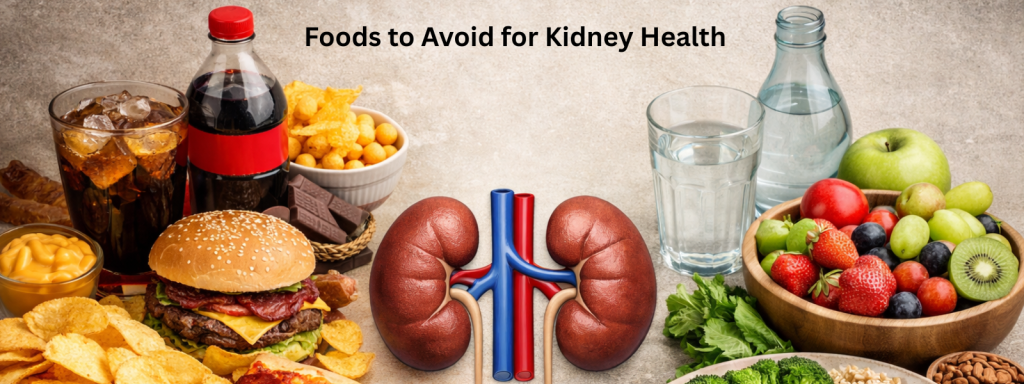foods to avoid for kidney health unhealthy vs healthy food comparison
