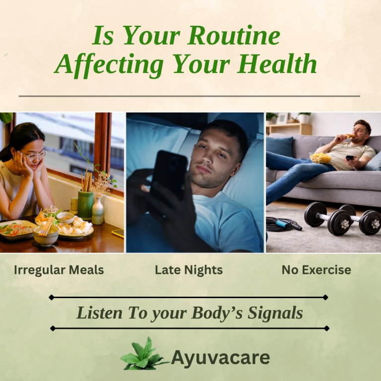 daily habits affecting kidney health like irregular meals, late nights and no exercise impacting overall wellness