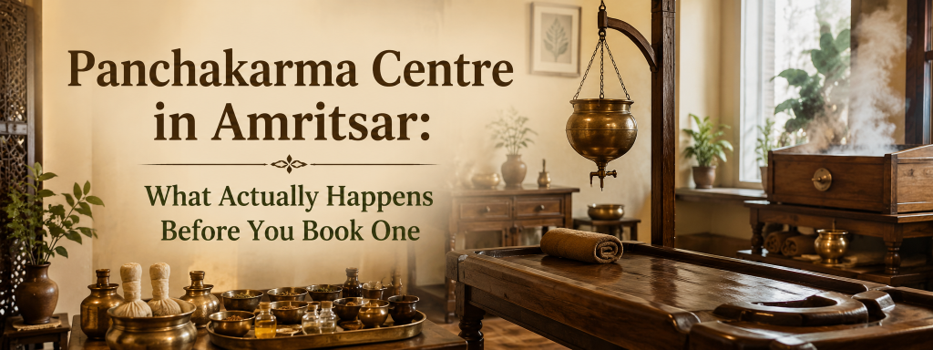 Panchakarma centre in Amritsar offering traditional oil therapy and detox treatment at Ayuvacare