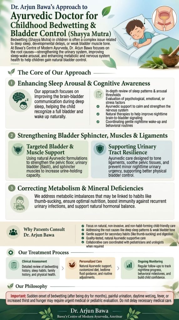 Ayurvedic Treatment for Child Bedwetting